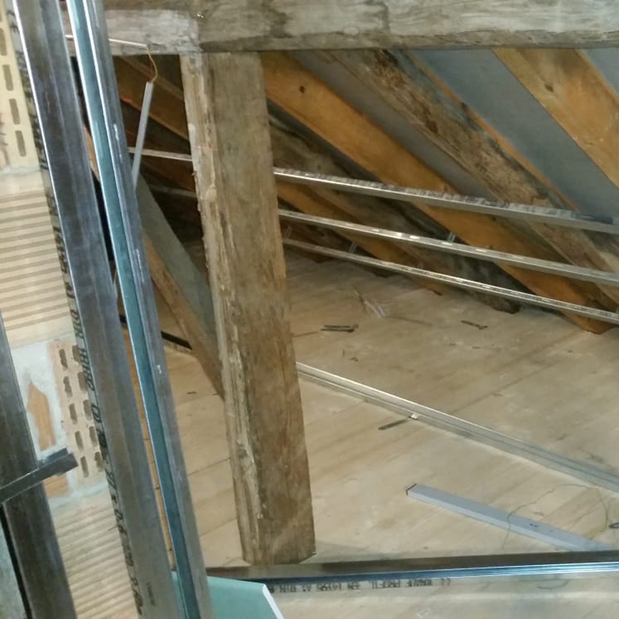 Renovierung eines Dachbodens